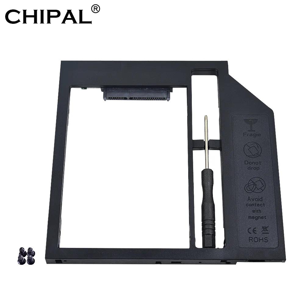 CHIPAL öƽ 2  HDD ĳ, SATA 3.0, Optibay 2.5 ġ SSD DVD ϵ ũ ̹, CD-ROM  ̽ Ŭ, 9.5mm, 9mm